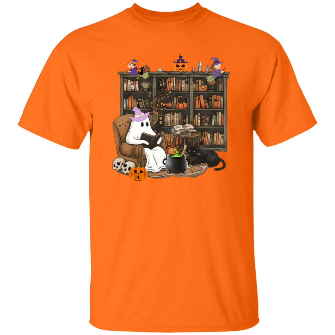 Boo-tiful Halloween Ghost Reading T-SHIRT