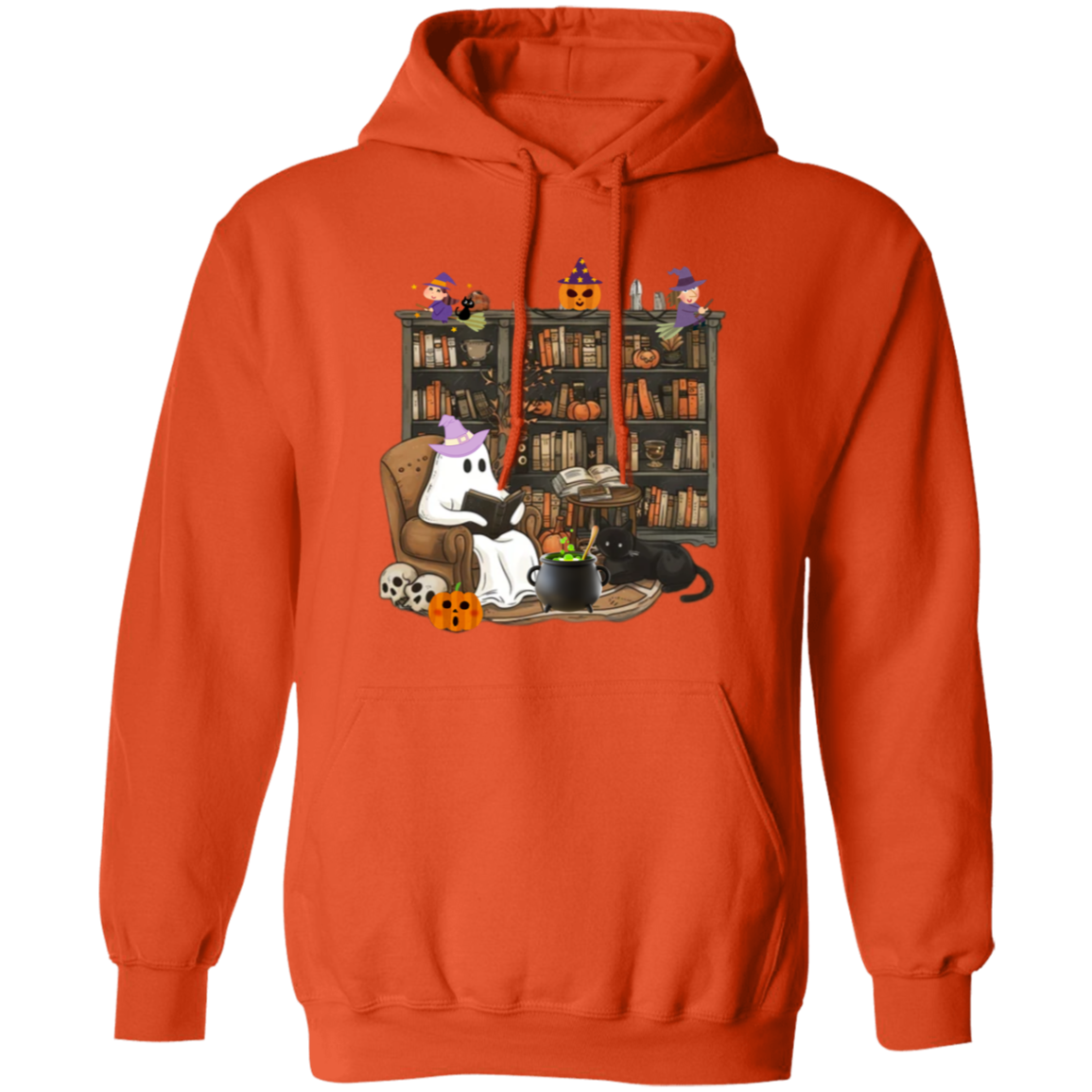 Boo-tiful Halloween Ghost Reading Sweatshirt| Hoodie