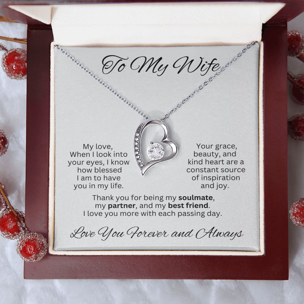 Gift For Wife-Constant Source Of Inspiration-Forever Love Necklace