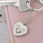 Engraved Heart PERSONALIZED Key Chain