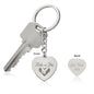 Engraved Heart PERSONALIZED Key Chain