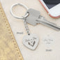 Engraved Heart PERSONALIZED Key Chain