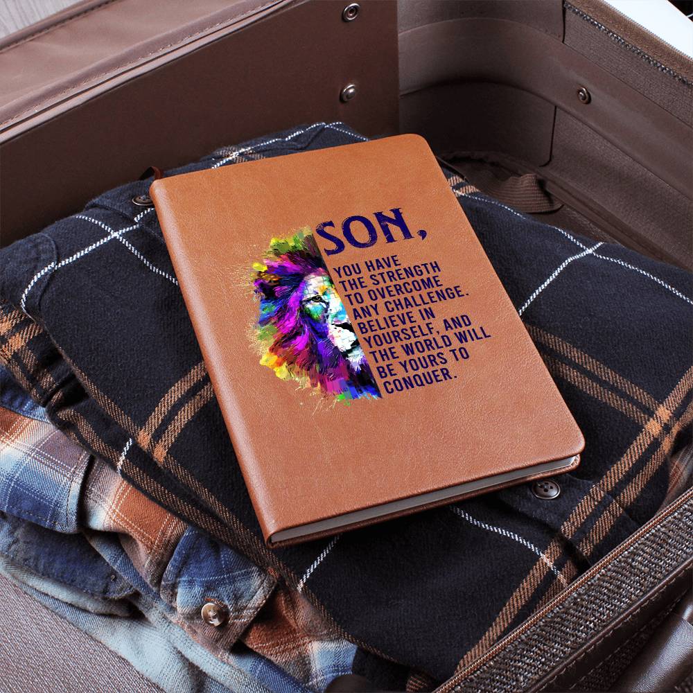 Son-Believe In Yourself- Graphic Leather Journal