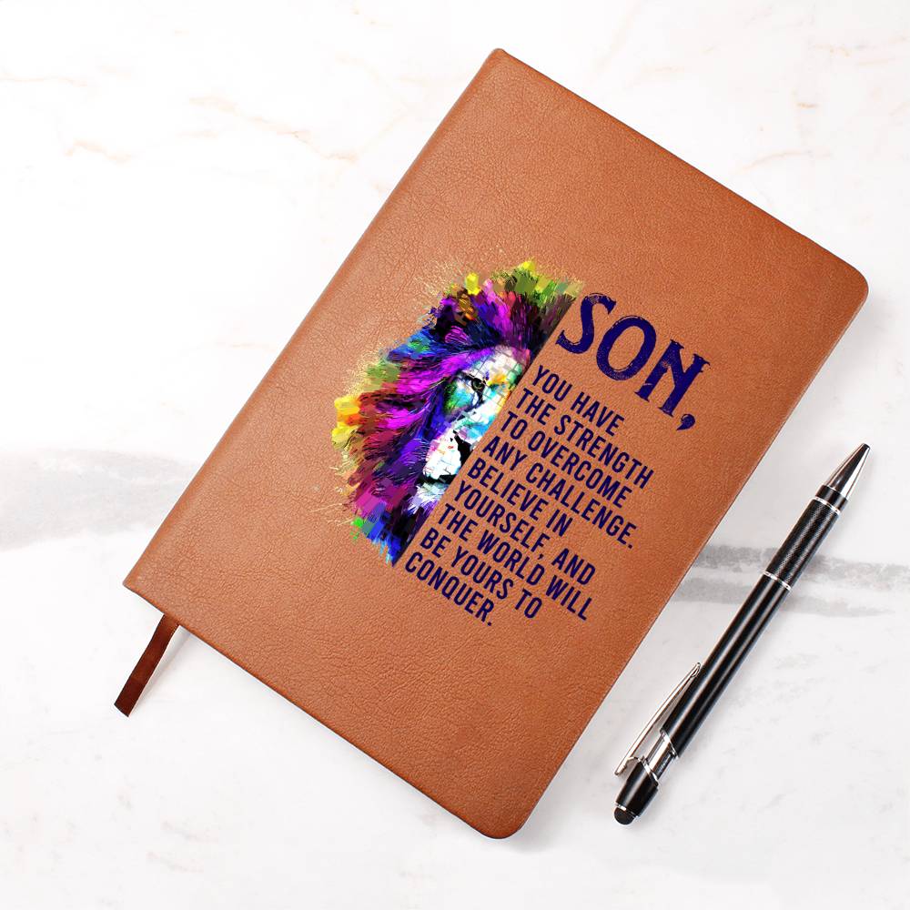 Son-Believe In Yourself- Graphic Leather Journal