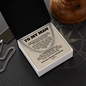 To My MAN-Cuban Link Chain Gift Set. Great For Fathers Day Or Any Occasion