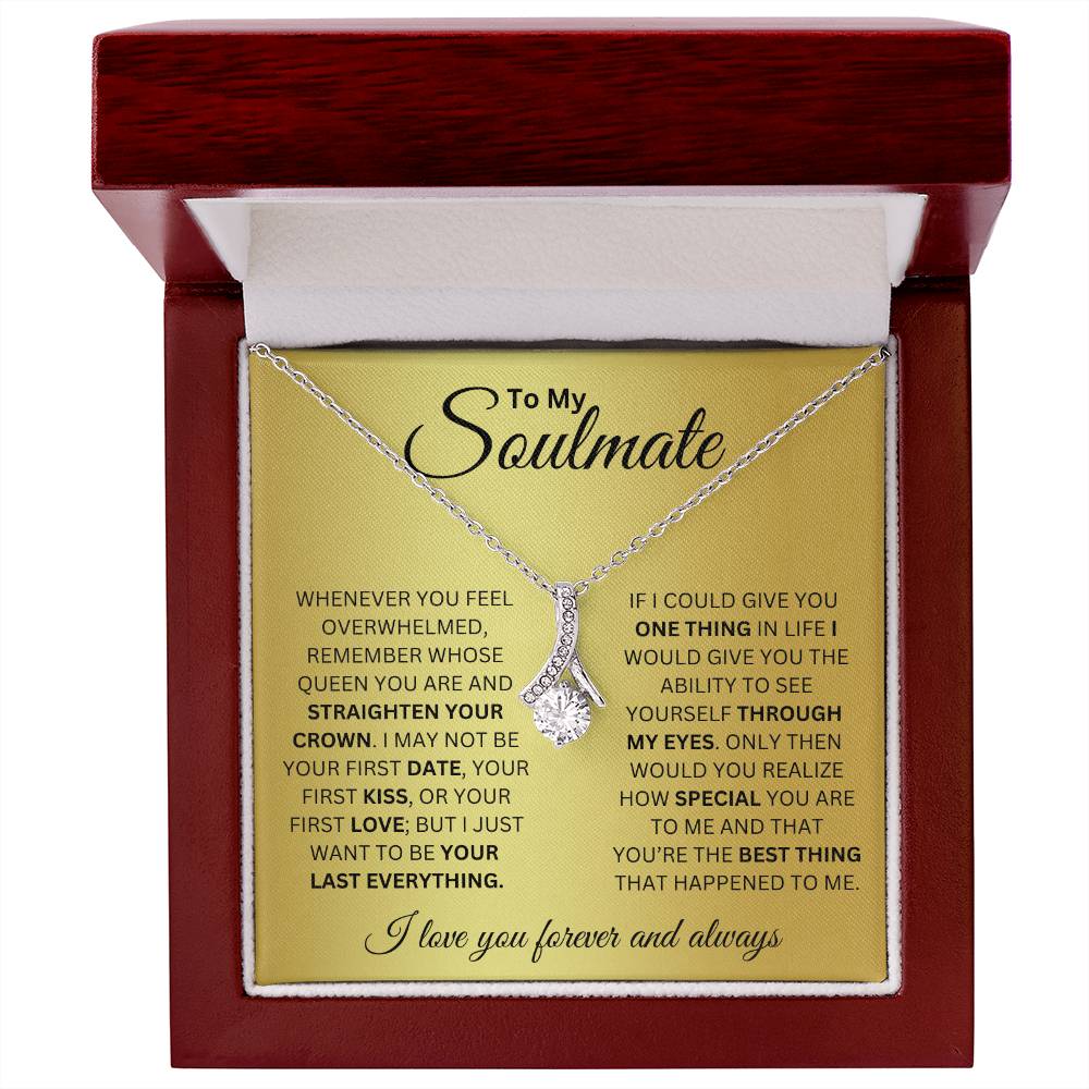 To My Soulmate – Alluring Beauty Necklace Gift for Her