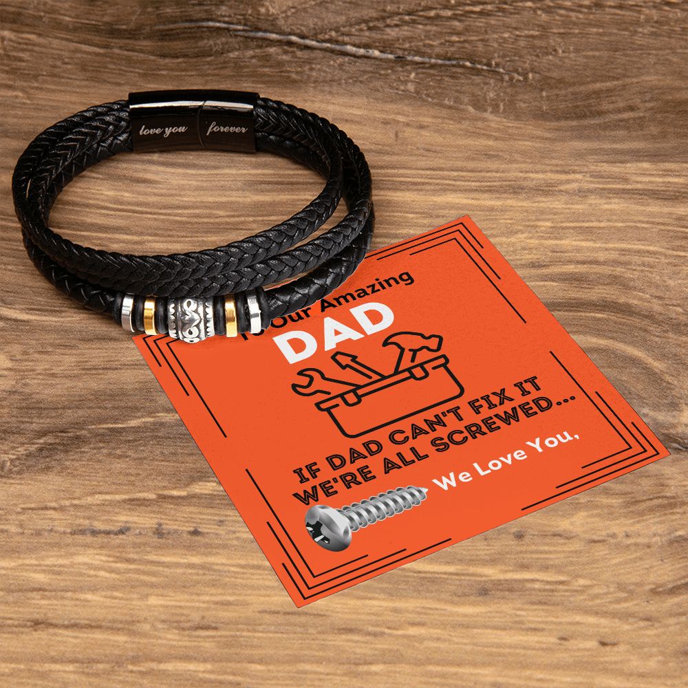 Unique Gift For Dad-Love You Forever-Love You Forever Bracelet