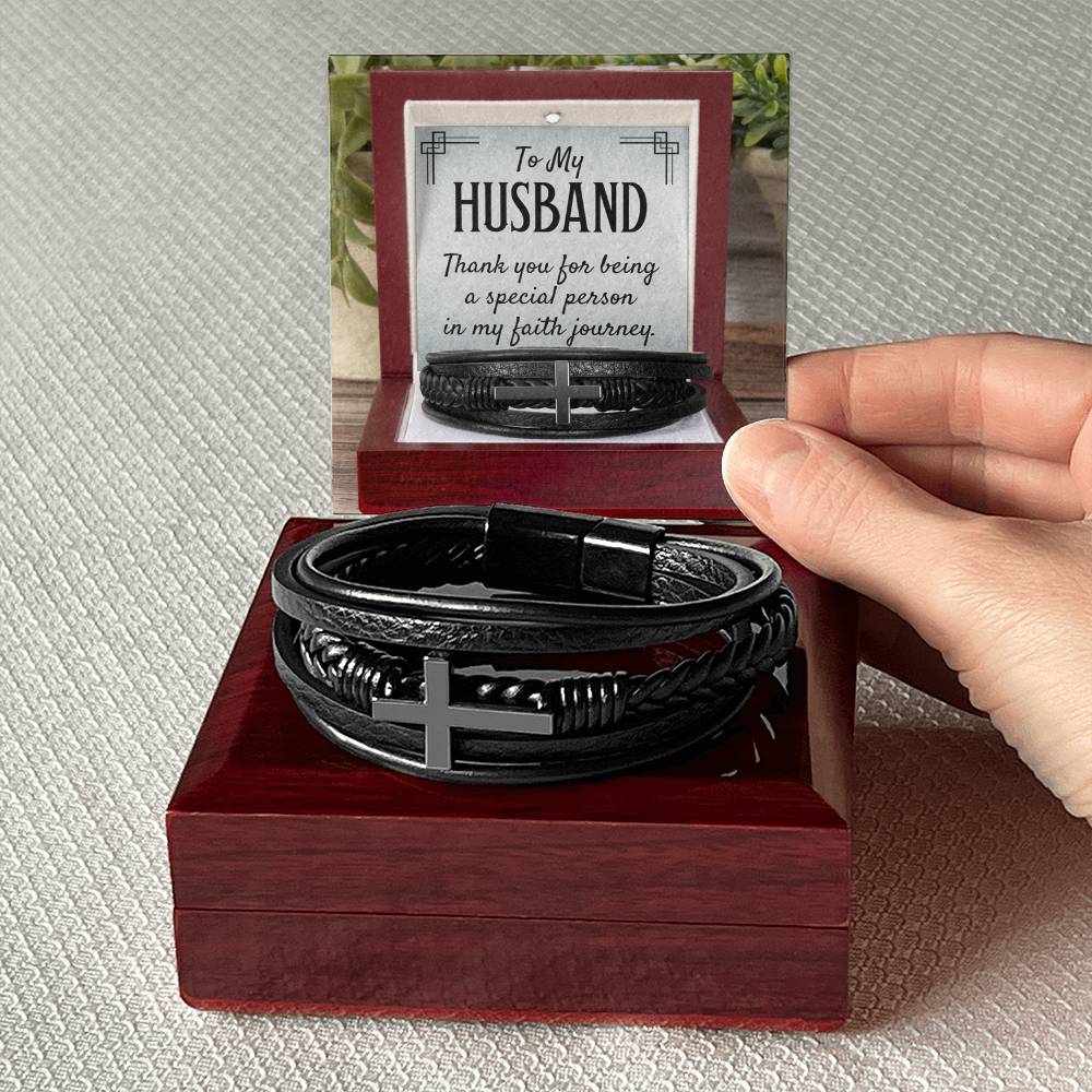 Faithful Husband-Cross Bracelet