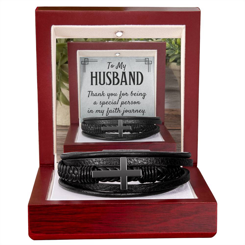Faithful Husband-Cross Bracelet