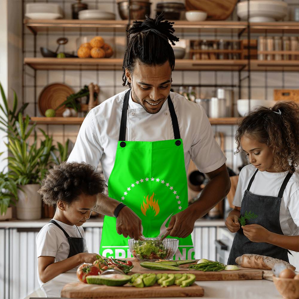 Grill King-Dad Apron Birthday, Father’s Day Grilling Gifts for Papa, Husband