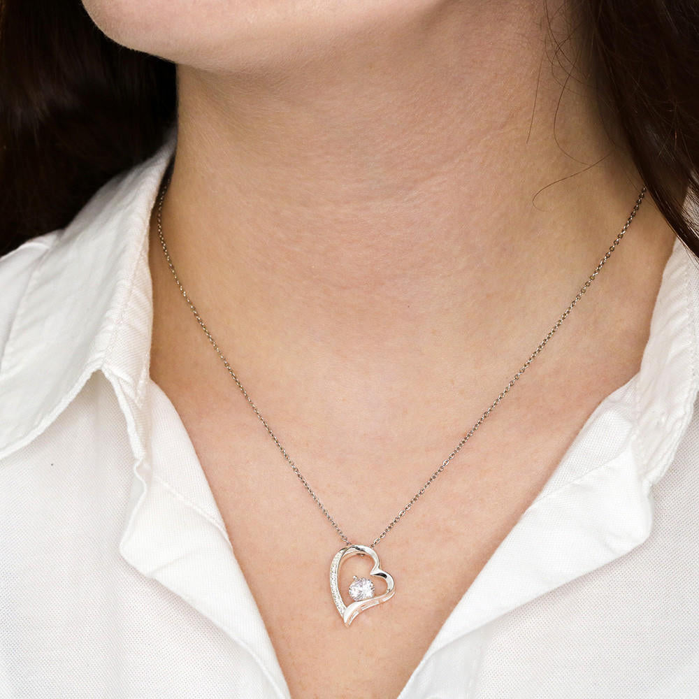 Beautiful Wife - Forever Love Necklace - Meeting you was fate . Anniversary, Birthday, Valentines, etc. FREE SHIPPING 50% OFF