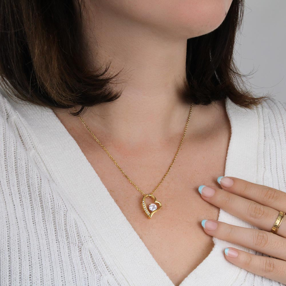 Daughter-Personalized-Always Be With You-Forever Love Necklace