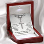 Gift For Dad-I Love You More Than Words Can Say-Cuban Link Chain Necklace