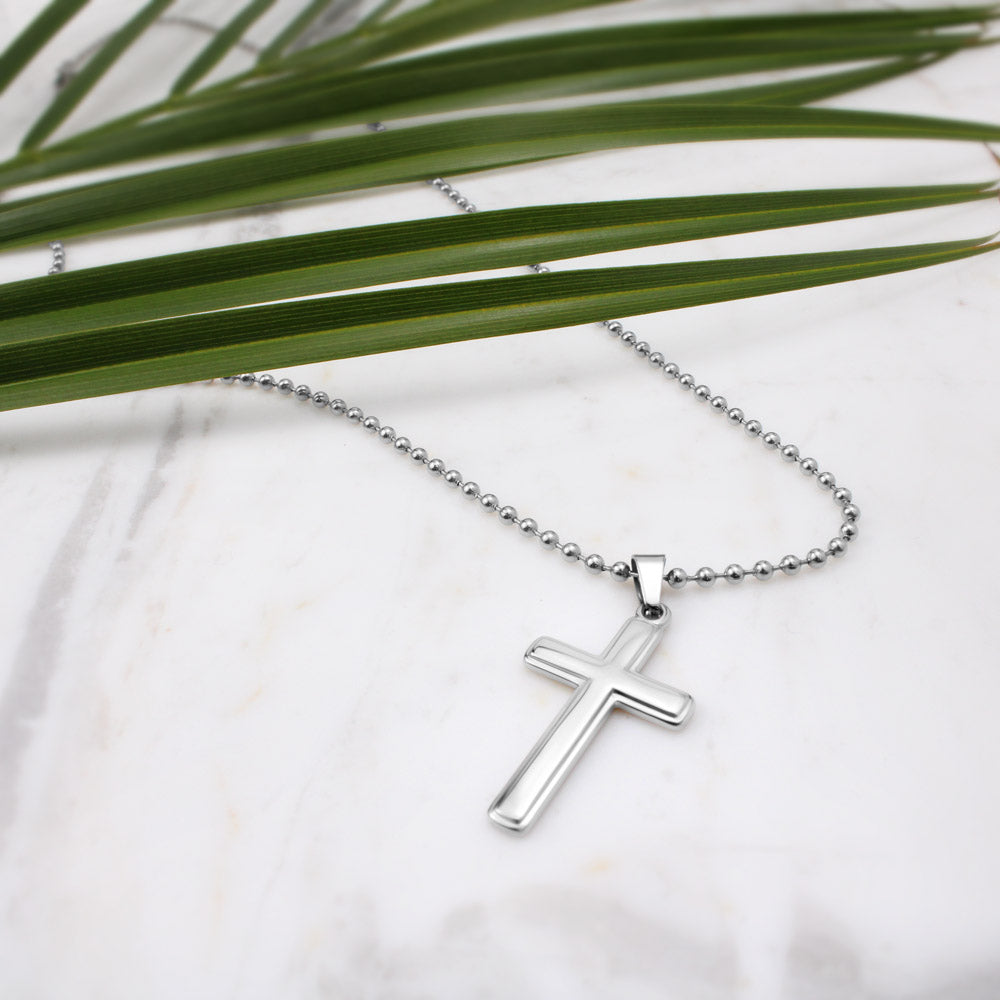 Gift For Son-Faith, Hope, Love- Cross Necklace