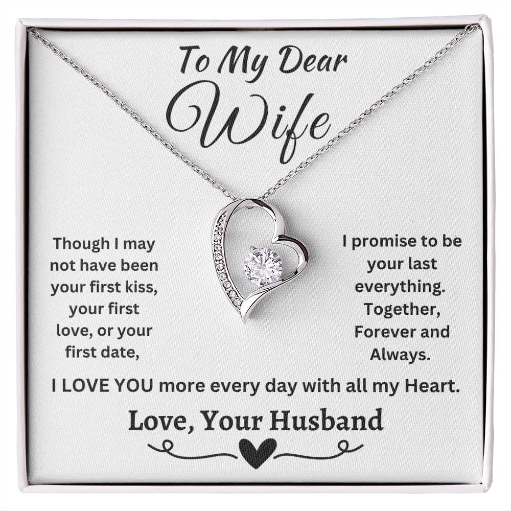 Gift For Wife-Forever Love Necklace-Promise To Be Your Last Everything
