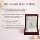 To My Beautiful Daughter – Love Knot Necklace Gift From Dad