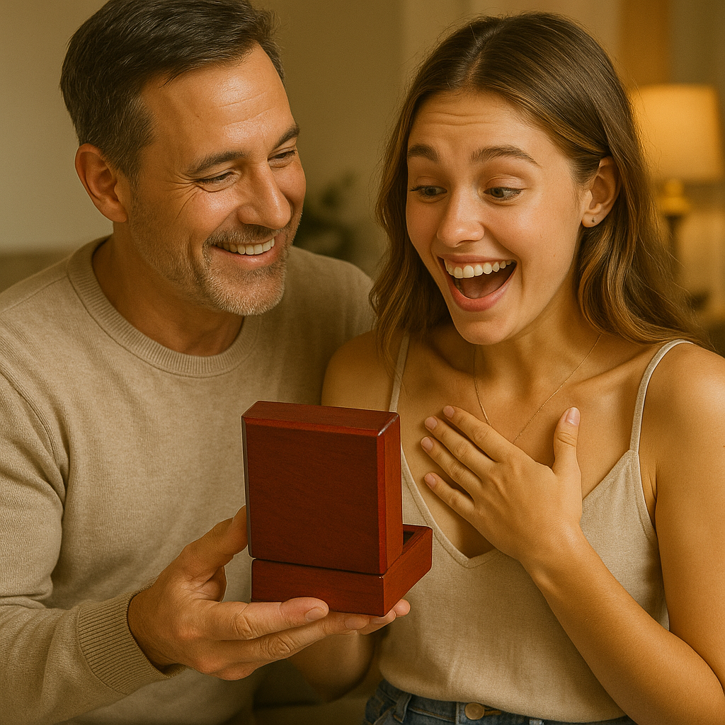 To My Daughter Necklace – Heartfelt Gift from Dad | Alluring Beauty