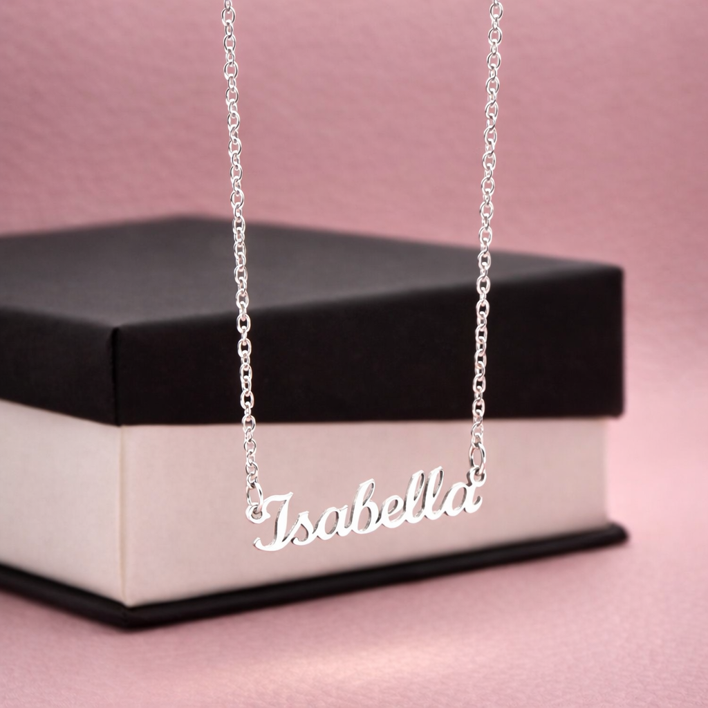 Custom Name Necklace – A Personalized Piece Made Just for You