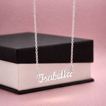 Custom Name Necklace – A Personalized Piece Made Just for You