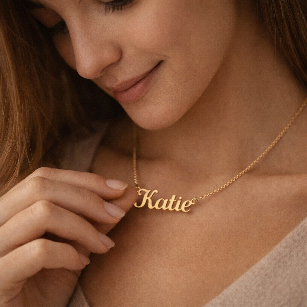 Custom Name Necklace – A Personalized Piece Made Just for You
