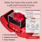 To My Beautiful Wife – Heart Necklace with Luxury Rose Box gift set