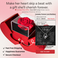 Romantic Heart Necklace for Wife – Anniversary, Birthday, or Christmas Gift with Rose Box