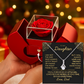You'll Always Be My Little Girl – Alluring Beauty Necklace in Red Rose Box (From Dad to Daughter)