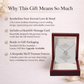 To My Daughter Graduation Gift from Dad – Love Knot Necklace – You'll Always Be My Little Girl