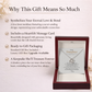 To My Daughter – Graduation Gift from Dad – Love Knot Necklace