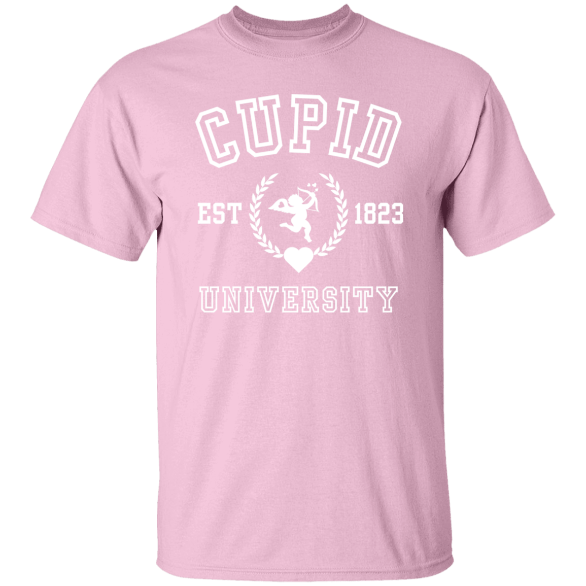 Cupid University T-Shirt| Sweatshirt| Hoodie-Valentine Day, Birthday or any Occasion. Get Ten Percent Off When Buying Two Or More