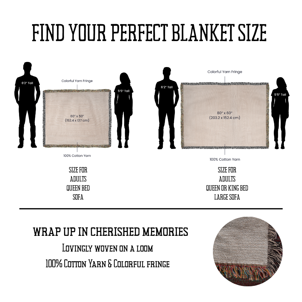 Personalized Halloween Ghost Family Blanket – Up to 10 Total Characters Including Pets