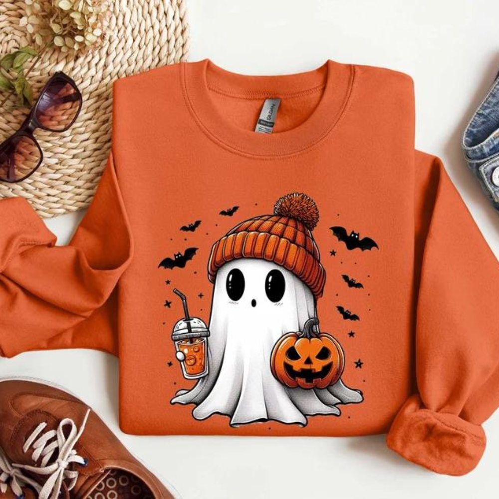 Fall Season Halloween Boo Shirt| The Best Gift For Halloween| Cute Ghost Shirt
