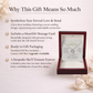 To My Beautiful Girlfriend – Love Knot Necklace Gift from Boyfriend