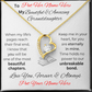 Personalized Beautiful Granddaughter-Unbreakable Bond - Forever Love Necklace