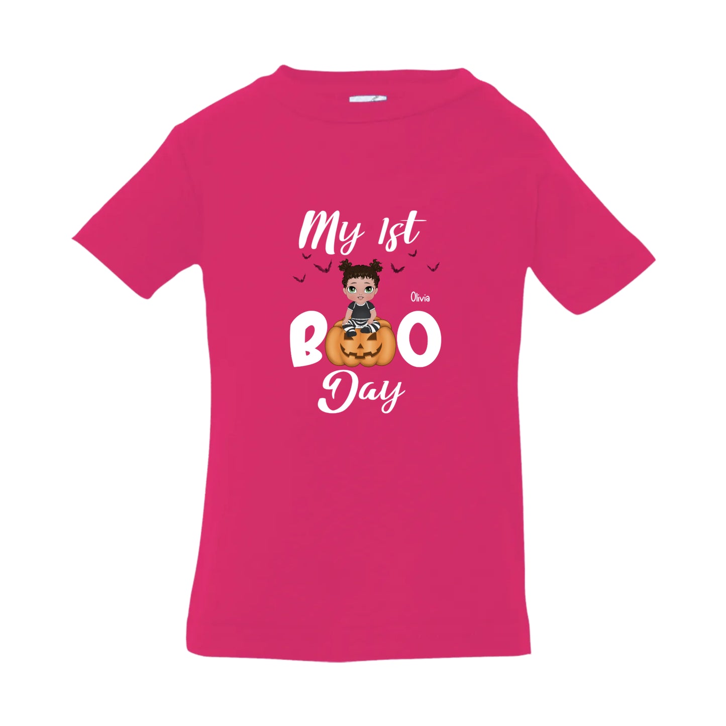 My 1st Boo Infant Jersey Personalized Halloween T-Shirt