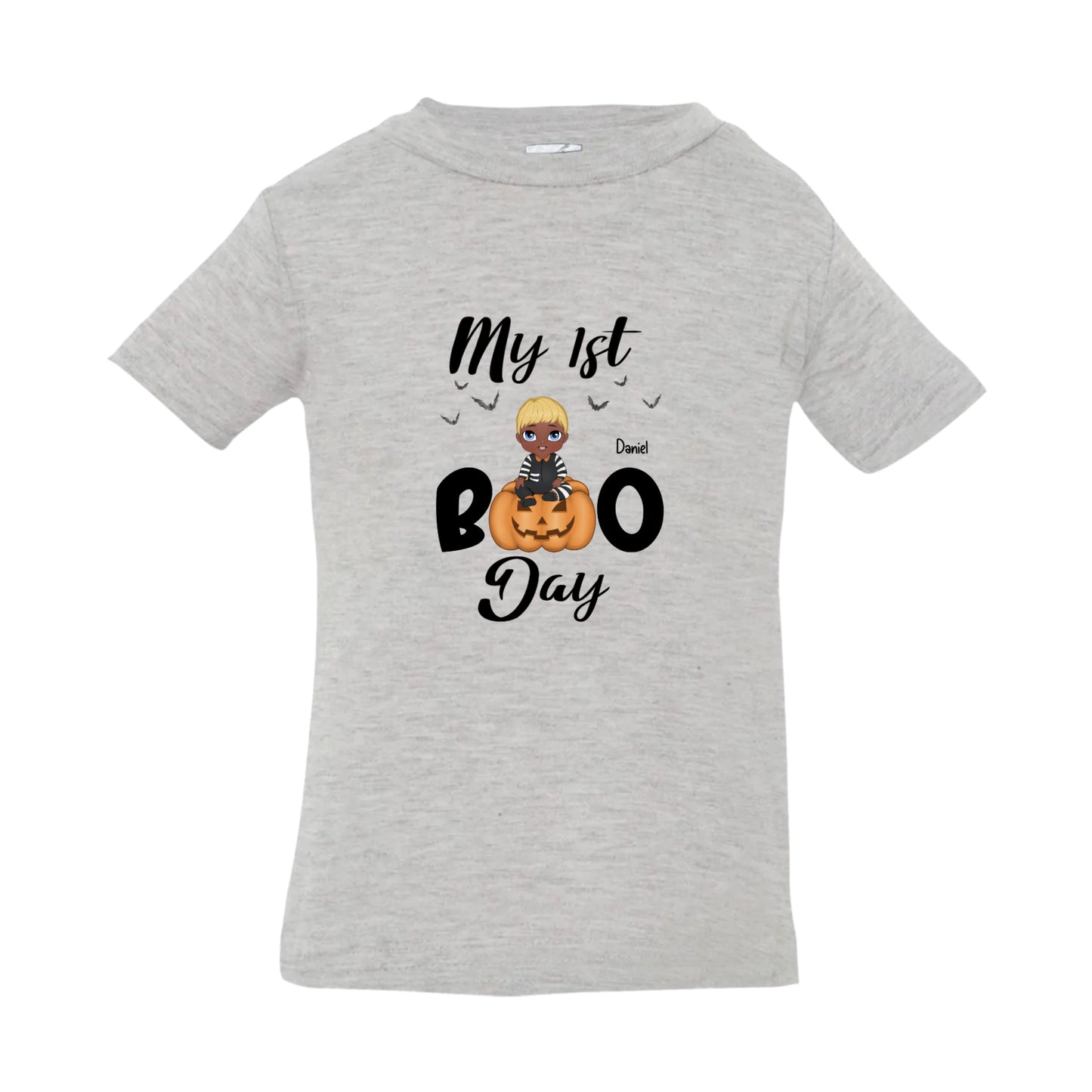 My 1st Boo Infant Jersey Personalized Halloween T-Shirt