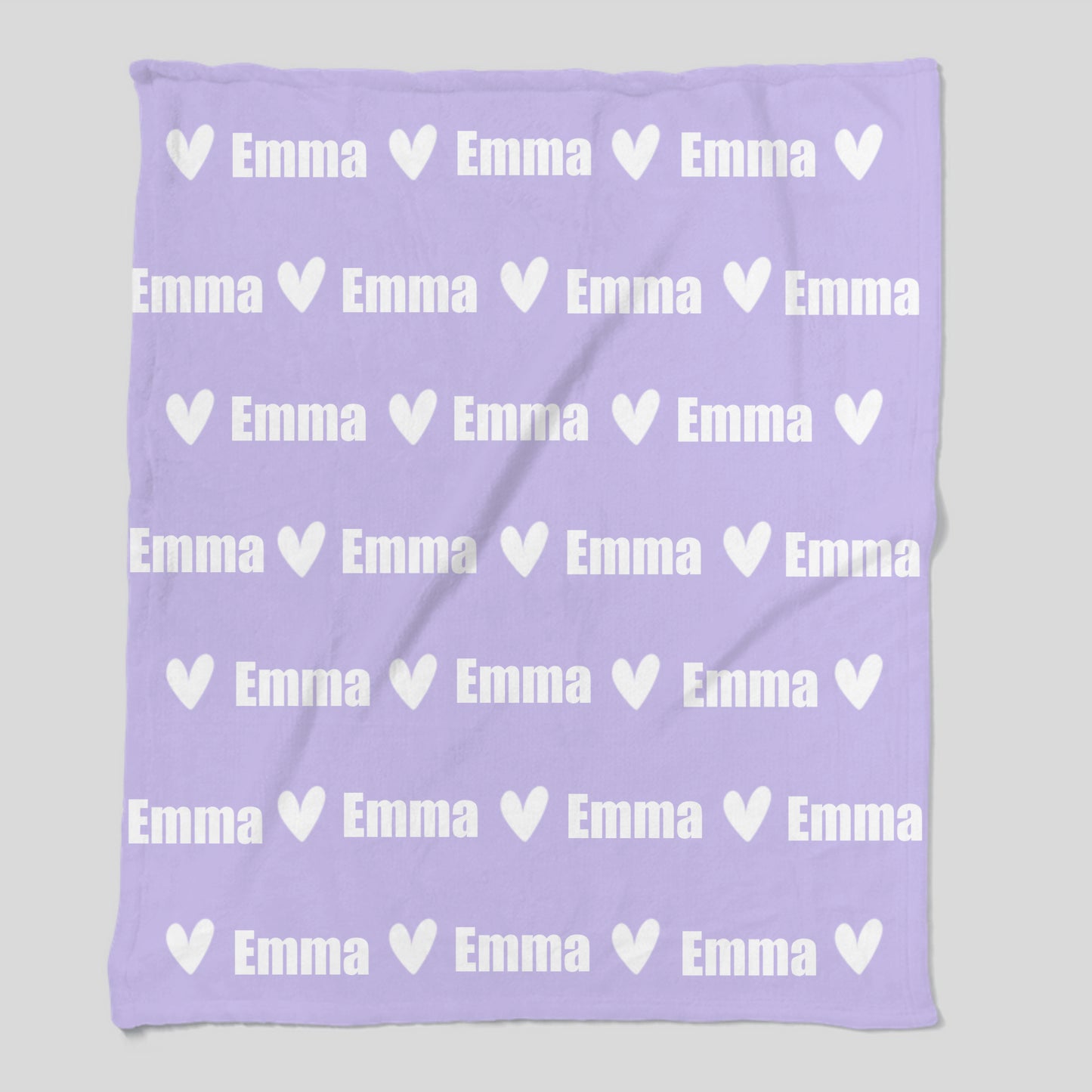Personalized Cozy Heart Name Blanket- Perfect Gift for Christmas & Birthdays  Fleece Blanket – 50×60