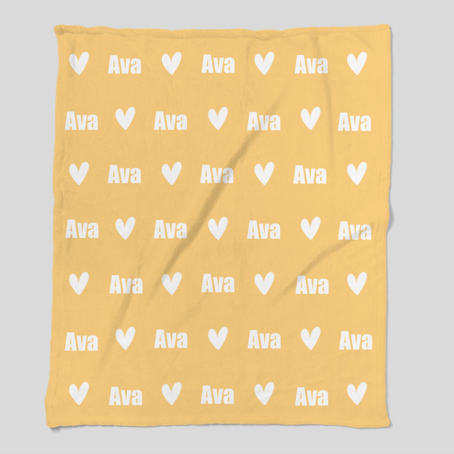 Personalized Cozy Heart Name Blanket- Perfect Gift for Christmas & Birthdays  Fleece Blanket – 50×60