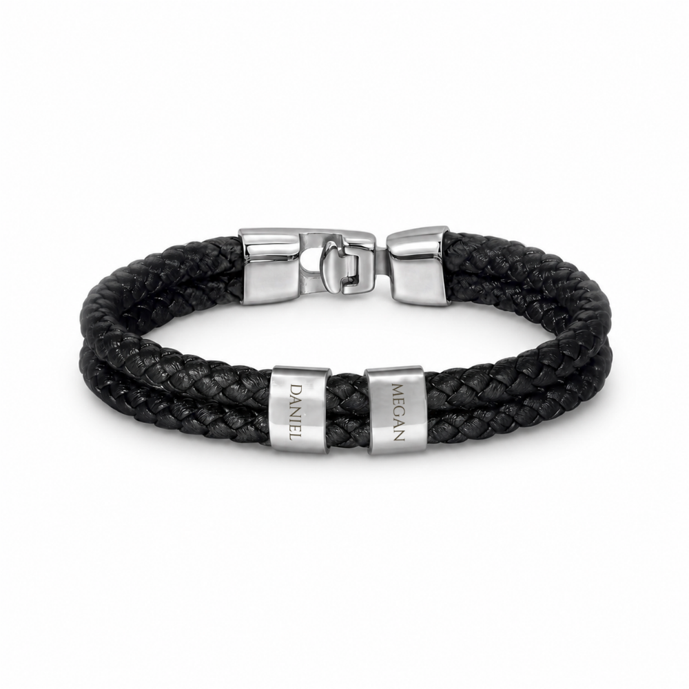 To My Son – Always in Your Corner Personalized Braided Bracelet