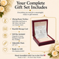 To My Beautiful Daughter – Alluring Beauty Necklace from Mom | Meaningful Message Card Gift
