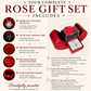 To My Beautiful Wife | Love Knot Necklace in Red Heart Rose Gift Box