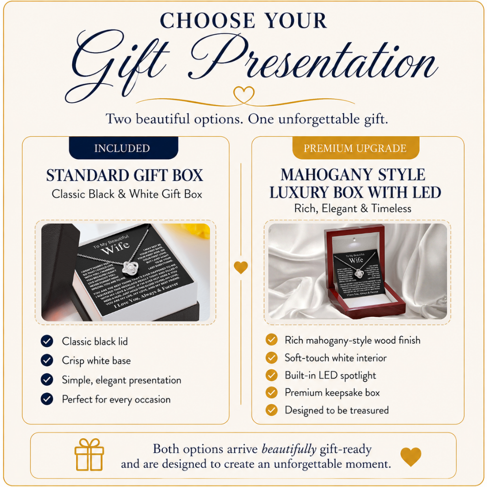To My Wife – Can't Live Without You – Love Knot Bouquet Gift Set