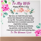 To My Wife-The Woman I Love-Mother's Day Gift- Acrylic Square Plaque