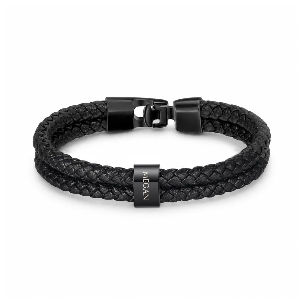 To My Son – Always in Your Corner Personalized Braided Bracelet
