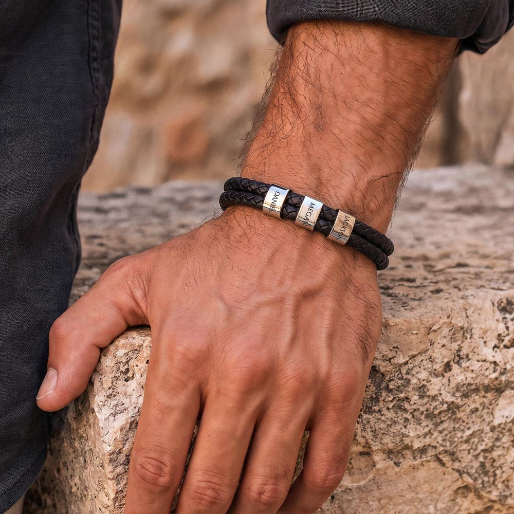 To My Son – Always in Your Corner Personalized Braided Bracelet