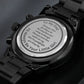 Gift For Dad-Thank You Dad For All You Do-Engraved Black Chronograph Watch