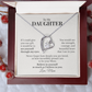 To My Daughter Forever Love Necklace From Mom – Believe in Yourself