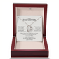 To My Daughter Forever Love Necklace From Mom – Believe in Yourself