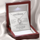 To My Daughter Forever Love Necklace From Dad – I'll Always Be in Your Corner