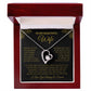 To My Beautiful Wife – Forever Love Heart Necklace